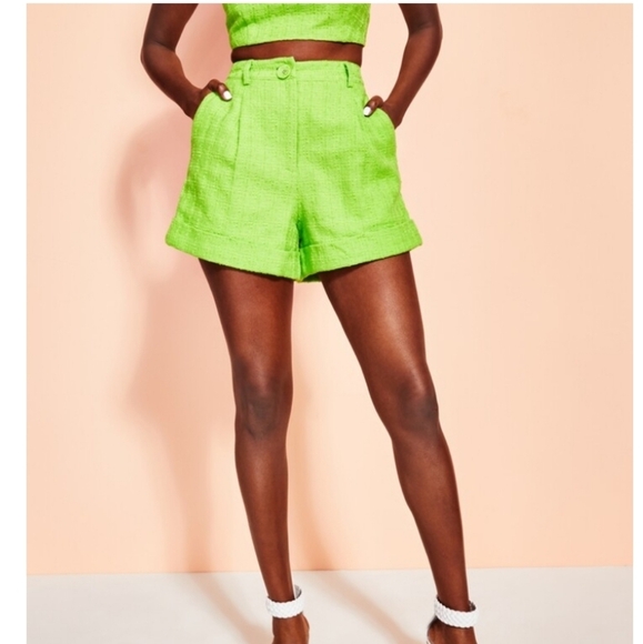 Royalty by Maluma Pants - NWOT ROYALTY Women's Tweed shorts Fully lined thick fabric by Maluma Size 2